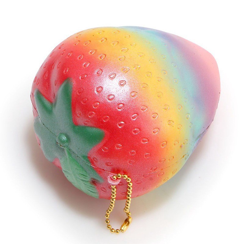 Đồ Chơi Squishy Hình Dâu Tây Có Mùi Thơm