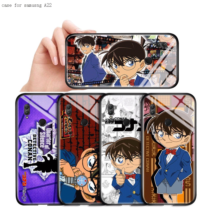 Samsung Galaxy A13 A23 A33 A53 A73 A22 4G 5G Cho Ốp lưng điện thoại In Hình Hard Casing Detective Conan