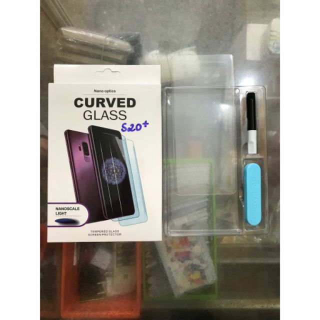 Kính cường lực Full keo UV Galaxy S20 Plus/ S20+ Full màn hình trong suốt