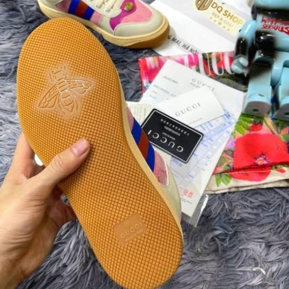 Giày Gucci Sơn Tùng Nam Nữ, Giày GC Hồng Thời Trang Nam nữ Full Box