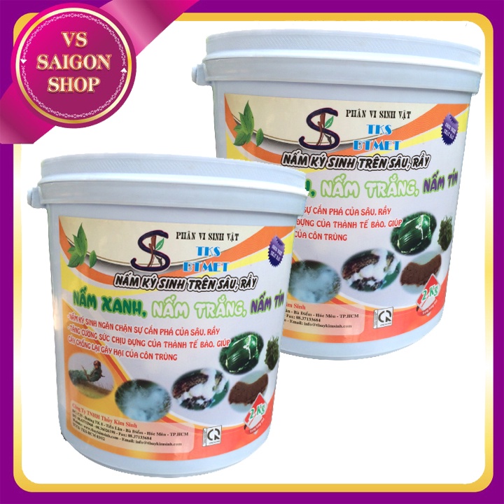 BTMET-NẤM 3 MÀU: Vi Nấm Đối Kháng Phòng Trừ Sâu, Rầy, Côn Trùng Hại Cây Trồng