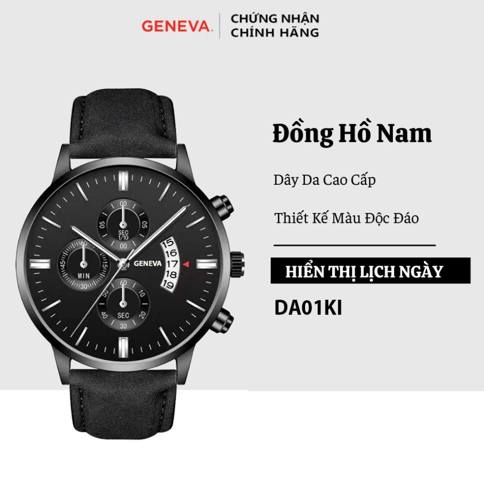 Đồng Hồ Nam Dây Da Thời Trang Cao Cấp 2021 Full Hộp Xịn Xò Phong Cách Hàn Quốc Đẳng Cấp Doanh Nhân