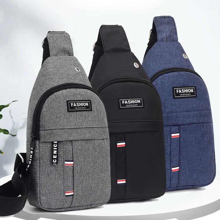 Túi Đeo Chéo Unisex Nam Nữ Vải Dù - Canvas Nhiều ngăn Chống Nước Phong Cách Hàn Quốc