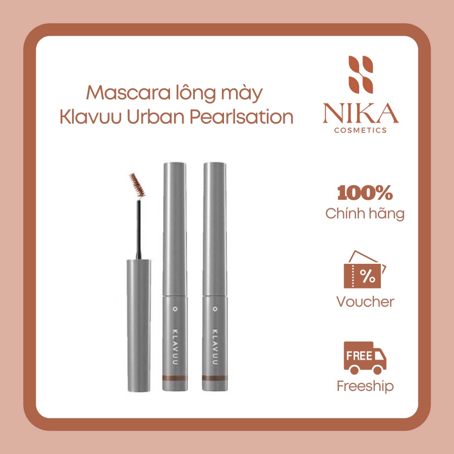 Mascara lông mày Klavuu Urban Pearlsation [Nika Cosmetics]