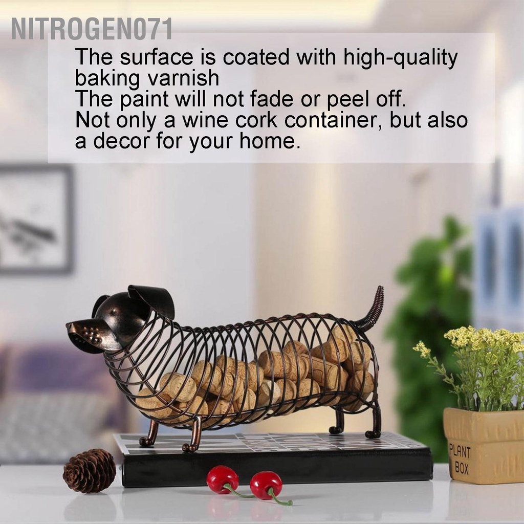 Nitrogen071 Bình đựng rượu trong nhà Bể chứa bằng kim loại Cork Trang trí nội thất Thủ công mỹ nghệ cho phòng khách