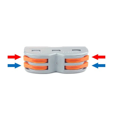 Đầu đôi nối điện nhanh PCT-222 - chịu tải 32A - có thể dùng lại nhiều lần