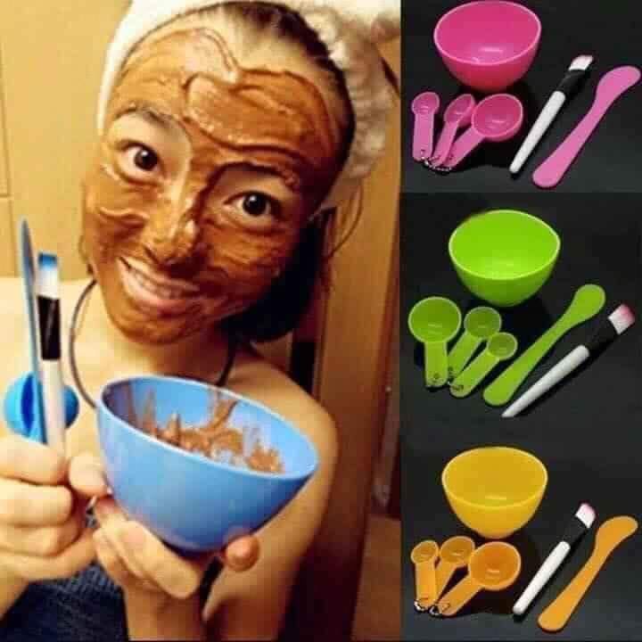 Bộ bát -chổi-thìa dùng trong spa