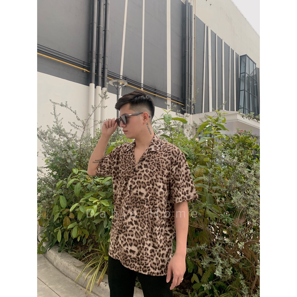 SƠ MI NAM CỘC TAY DA BÁO DH4