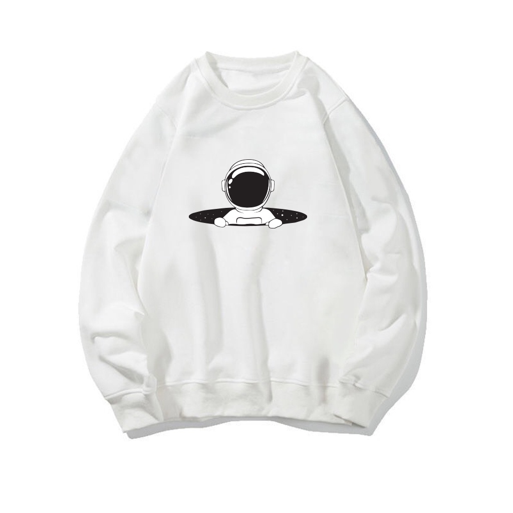 Áo thu đông dài tay Unisex Astronaut In The Hole hoodie/sweater (N256)