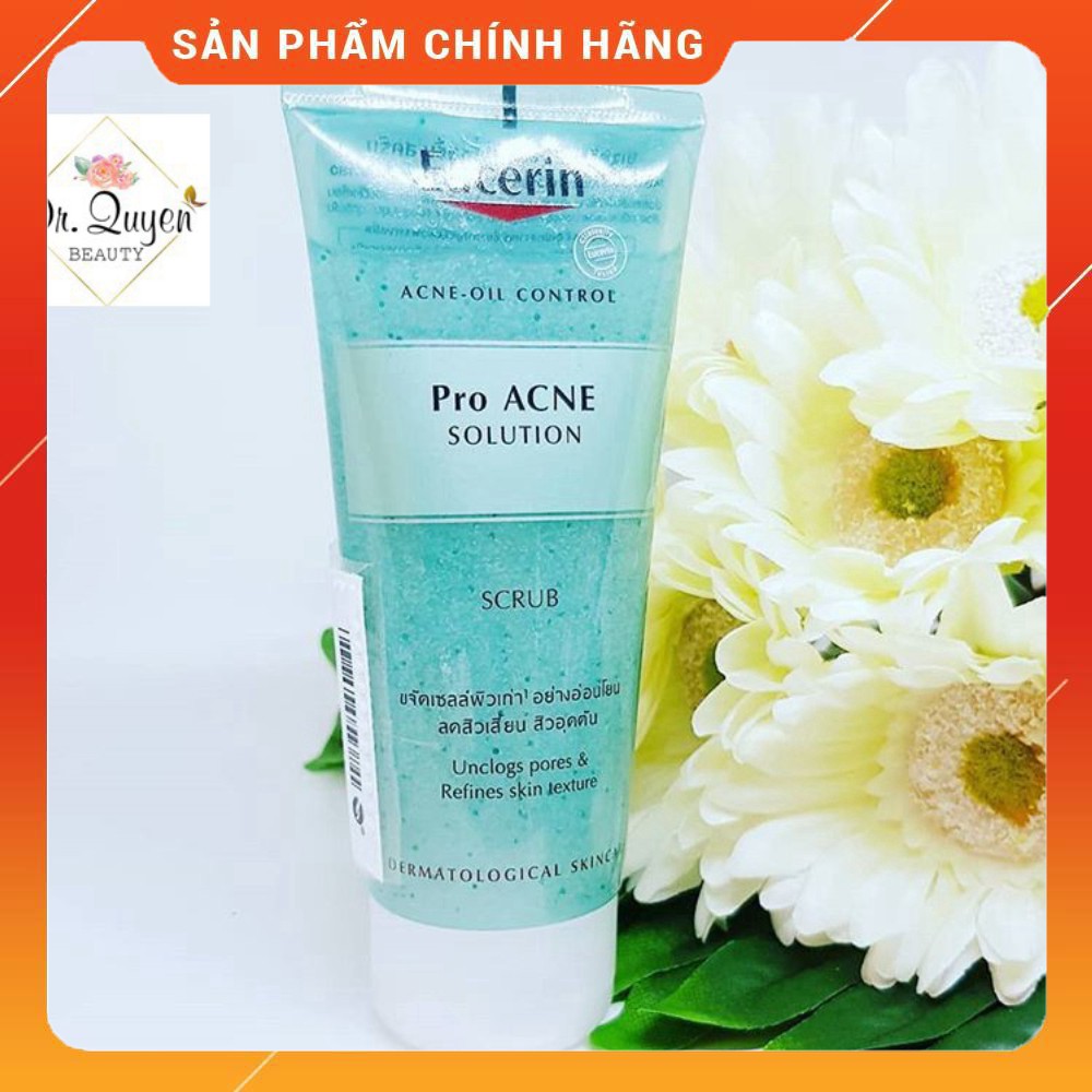 CHÍNH HÃNG EUCERIN - PRO ACNE SOLUTION SCRUB Gel tẩy tế bào chết dạng hạt dành cho da dầu