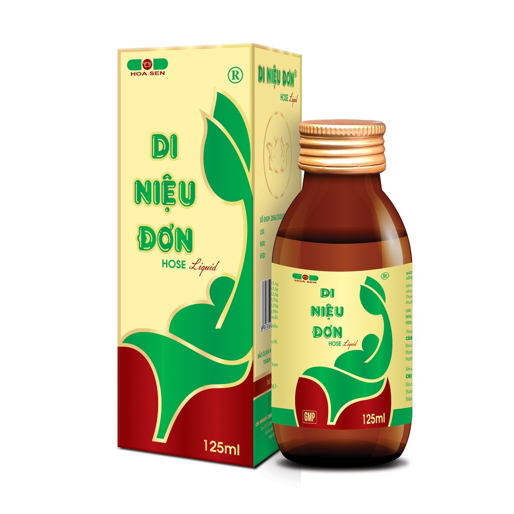 DI NIỆU ĐƠN - Hose Liquid - Tiểu đêm, tiểu nhiều lần, tiểu rắt, tiểu không tự chủ