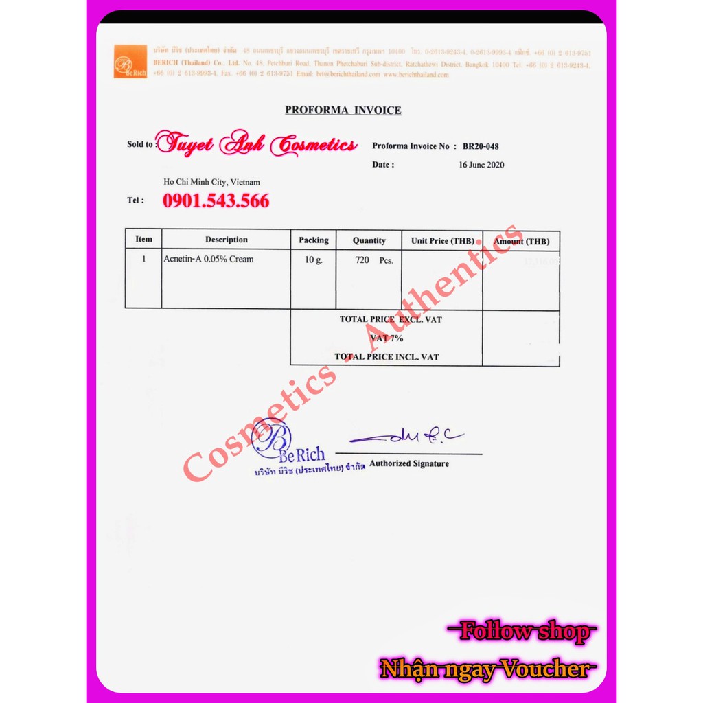 [Auth-Date mới] Tretinoin 0.5%, 0.025% - Acnetin A mẫu mới của Retin A - Kem hỗ trợ giảm mụn | BigBuy360 - bigbuy360.vn