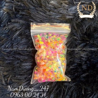Dây chun buộc tóc bản to nhiều màu