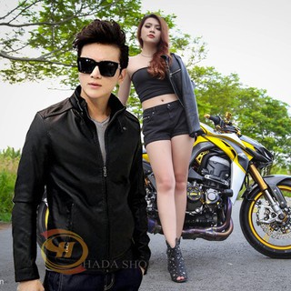 Áo Khoác Da Moto lót Lông