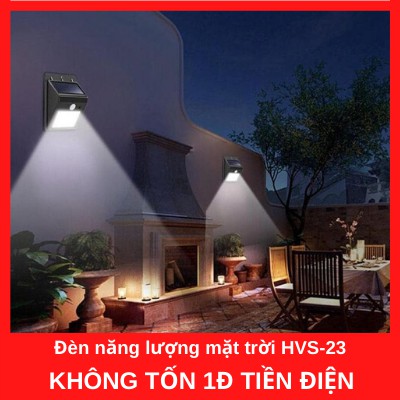 Đèn năng lượng mặt trời cảm biến chống trộm 30 LED HVS23 | BigBuy360 - bigbuy360.vn