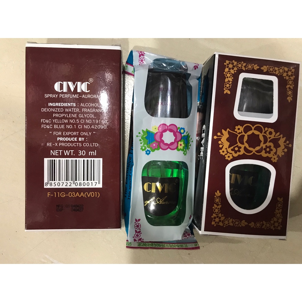 Nước hoa CIVIC Thái Lan chai 30ml