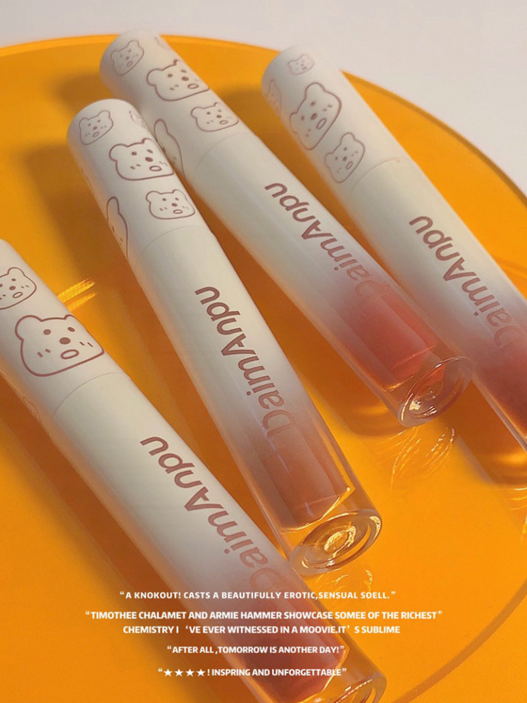 CHERRY Hàng Mới Về) Son Kem Daimanpu Dưỡng Ẩm Thiết Kế Vỏ Hình Gấu Dễ Thương Jackson | BigBuy360 - bigbuy360.vn