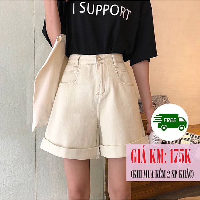 [Size S] Quần shorts jean nữ lưng cao Ulzzang QNJ44