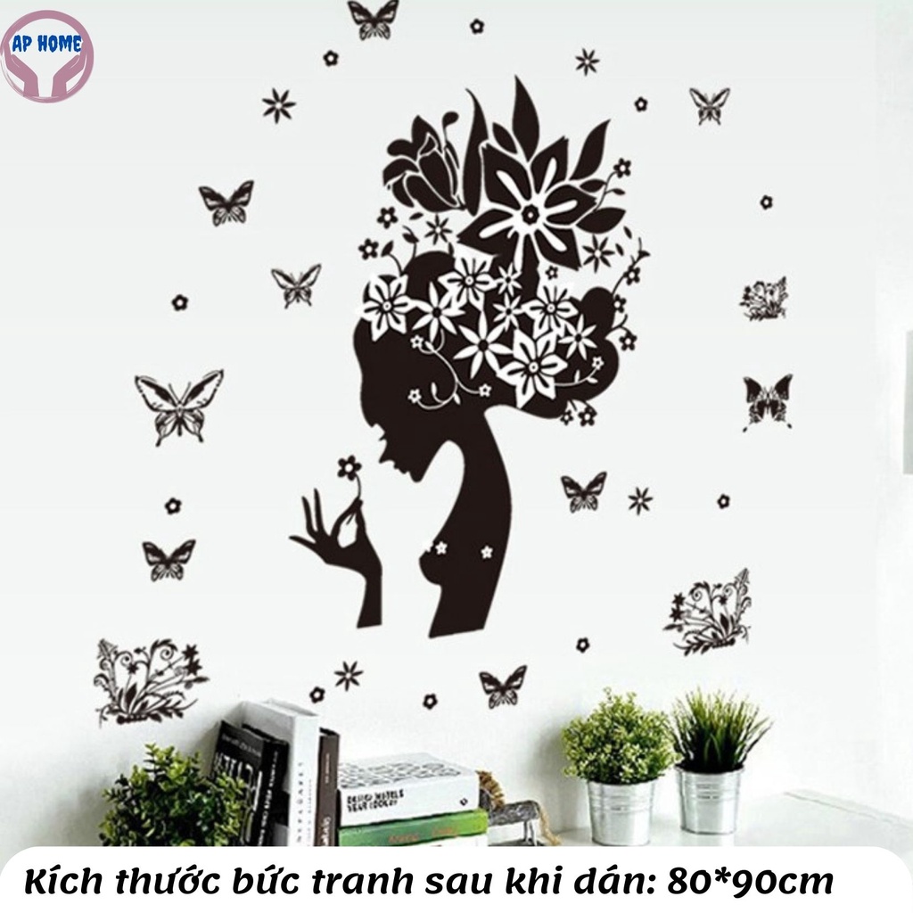 Tranh dán tường 3d trang trí nhà cửa văn phòng decal hình công, bóng đá, giá sách