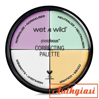 Kem Che Khuyết Điểm Wet n Wild Coverall Correcting Palette 4 ô