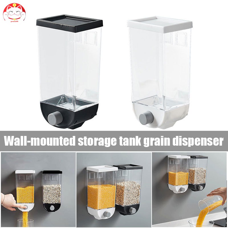 Hộp Đựng Ngũ Cốc 1500ml Treo Tường Tiện Dụng