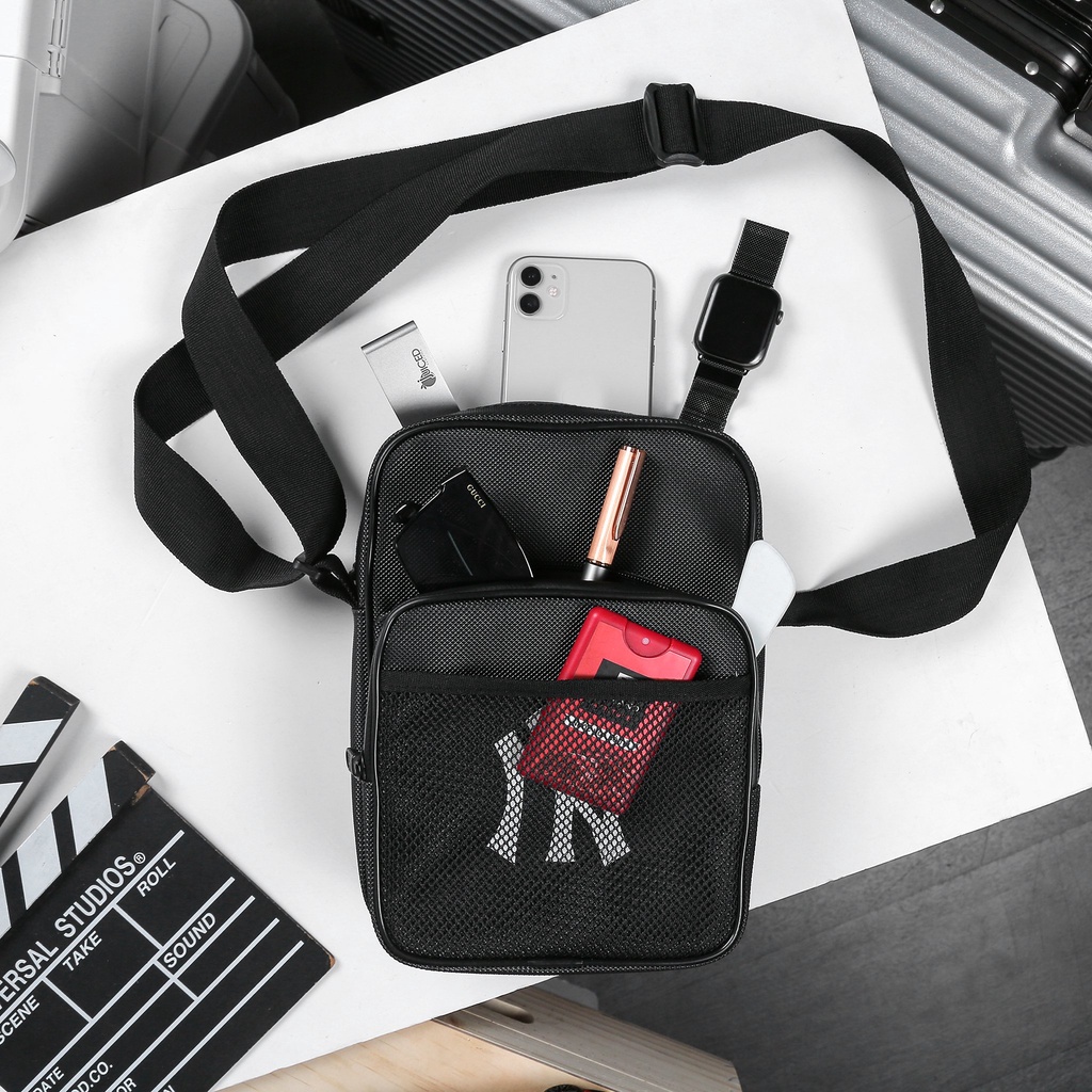 Túi đeo chéo NY MLB đựng ipad mini vải chống nước cực tốt túi đeo chéo thời trang bảo hành trọn đời