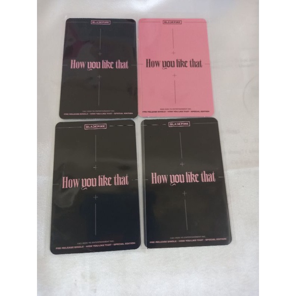 Card how you like that Jisoo và Rosé off 100%