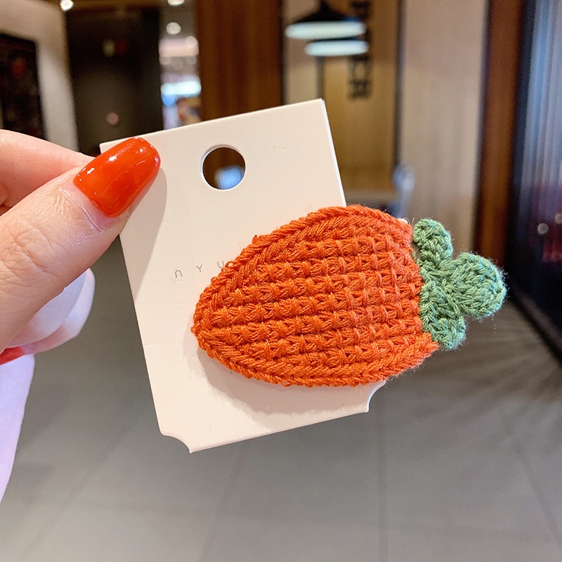 Kẹp Tóc Lông Nhung Kiểu Hoạt Hình Đáng Yêu Thời Trang Hàn Quốc