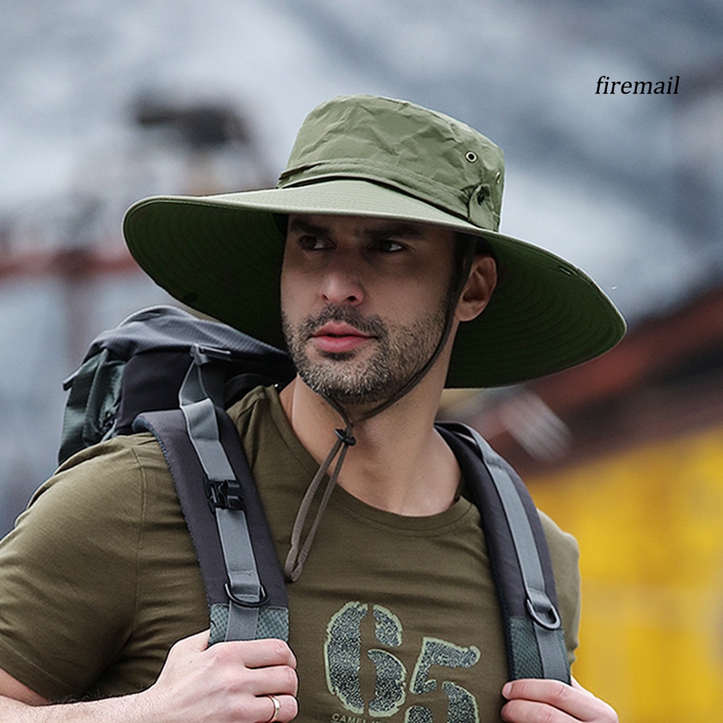 Mũ Rộng Vành Chống Tia UV Nhanh Khô Tiện Dụng Khi Đi Câu Cá