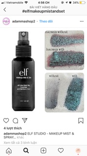 XỊT GIỮ LỚP MAKEUP ELF MAKEUP MIST & SET