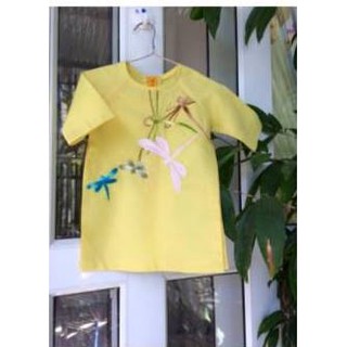 Rập áo dài bé gái 1-10T