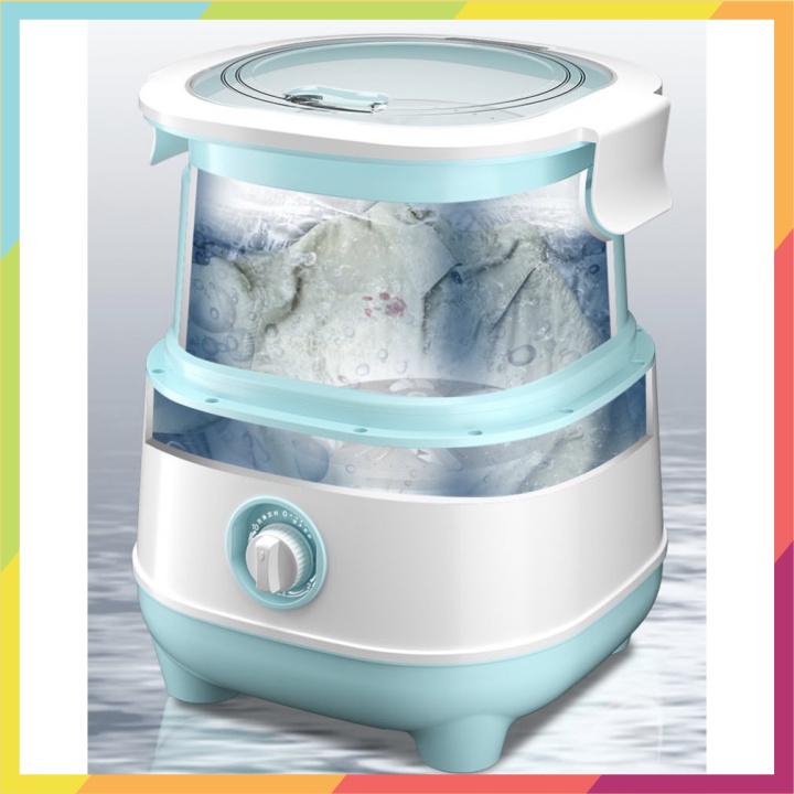 MÁY GIẶT GẤP GỌN 300W siêu mạnh LAUNDRY BUCKET có thể mang đi du lịch - eurooutlet