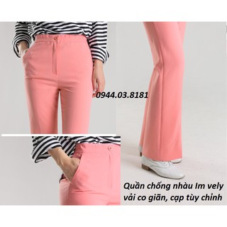 Quần Im Vely cạp cao ống vẩy chống nhàu.