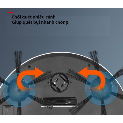 Robot Hút Bụi Jallen Gabor IS25 Thông Minh - Máy Hút Bụi Lau Nhà Tự Động Giá Rẻ