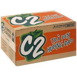 Trà chanh C2 đủ vị - Đào, táo, chanh - 230ml - Thùng 24 chai