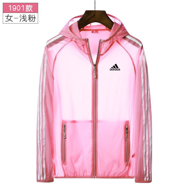 Áo Khoác Thể Thao Adidas Mỏng Có Mũ Trùm Đầu Chống Nắng Dành Cho Nam Và Nữ