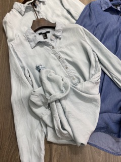 Đầm sơ mi denim F21