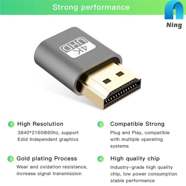 Đầu Chuyển Đổi HDMI 4K HDMI DDC EDID EDID Chuyên Dụng Chất Lượng Cao