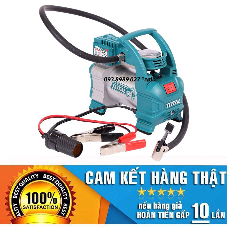 MÁY BƠM HƠI LỐP XE Ô TÔ TOTAL 12V TTAC1406