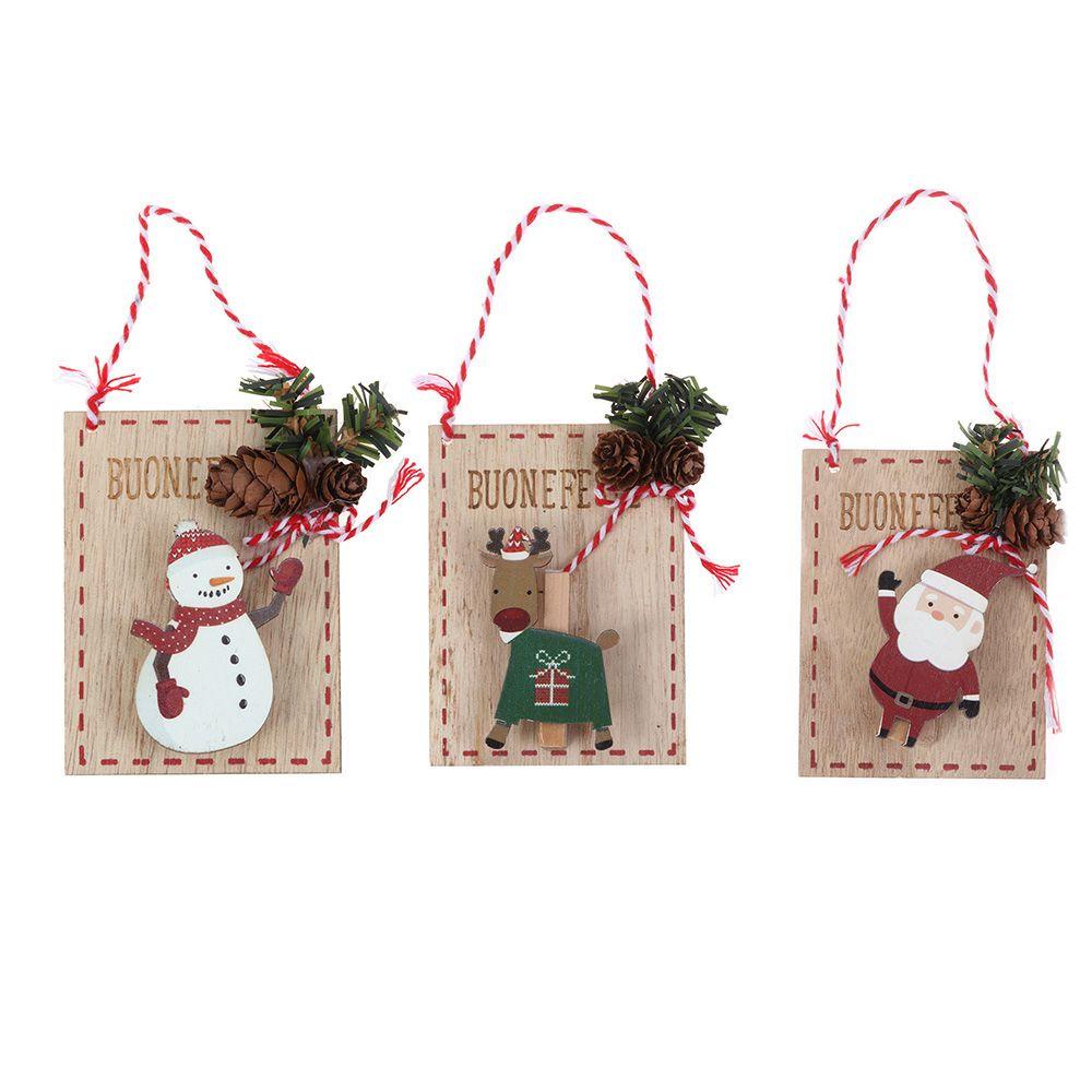 Kẹp Gỗ Treo Trang Trí Giáng Sinh Năm Mới