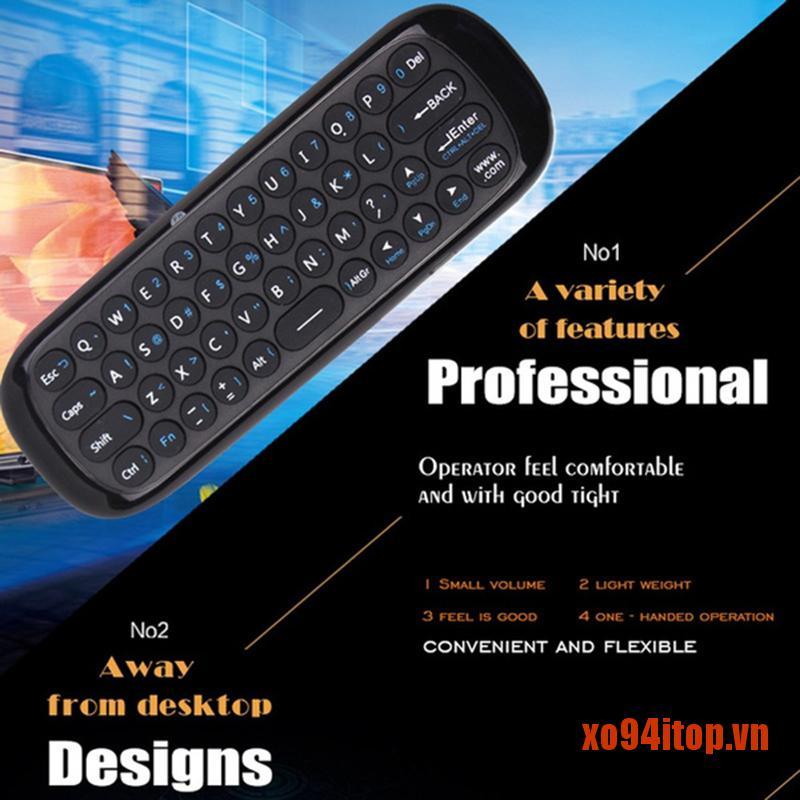 XOTOP 2.4G Air Mouse Wireless Keyboard Remote Control Infrared Remote w/ USB R