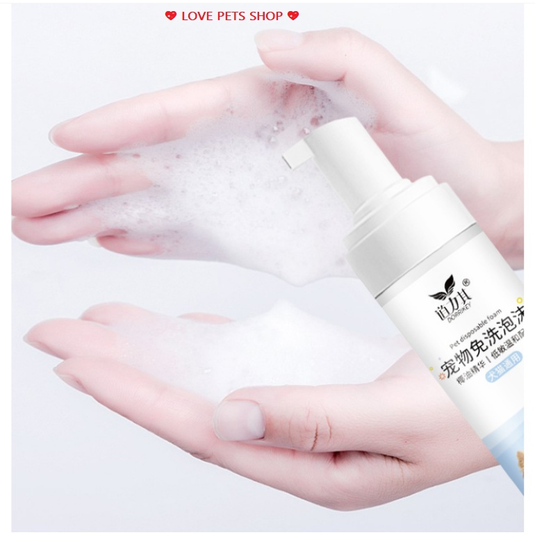 Sữa tắm khô cho Chó Mèo - Love Pets Shop
