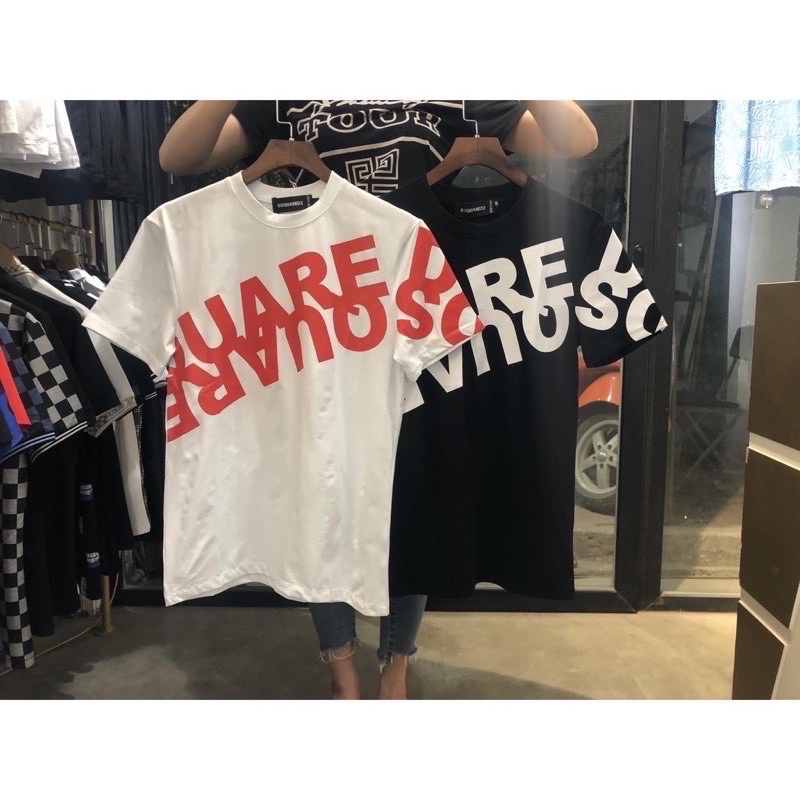 Áo phông DSQ tay lỡ hàng hottren. chất cotton co giãn 4 chiều