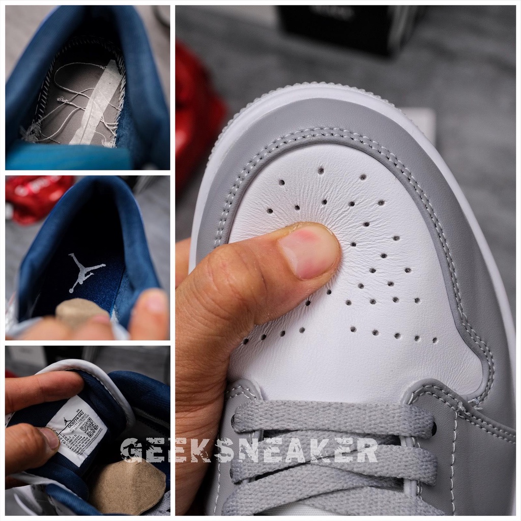 [GeekSneaker] Giày Sneaker Cổ thấp - Jordan 1 Low Stealth French Blue (W)