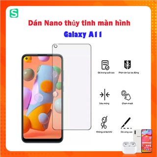 Cường Lực Dẻo Nano Mặt Trước Cho Samsung A11 Full 98% Màn Hình trong suốt