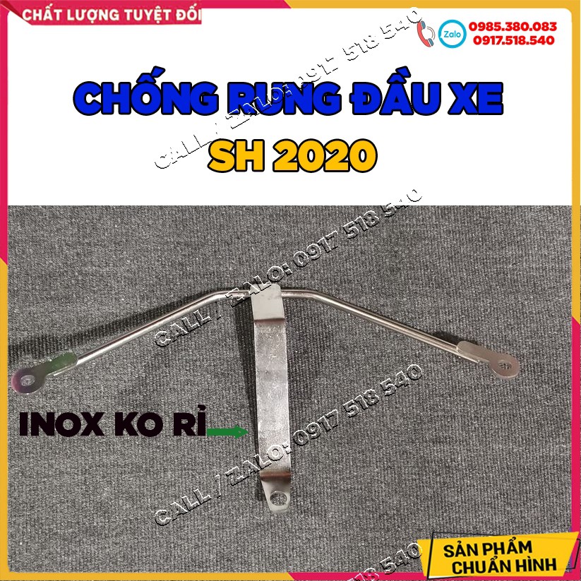 CHỐNG RUNG ĐẦU SH 2020, SH 2019 , SH 2018, SH 2017,( LOẠI INOX 304 KO RỈ)