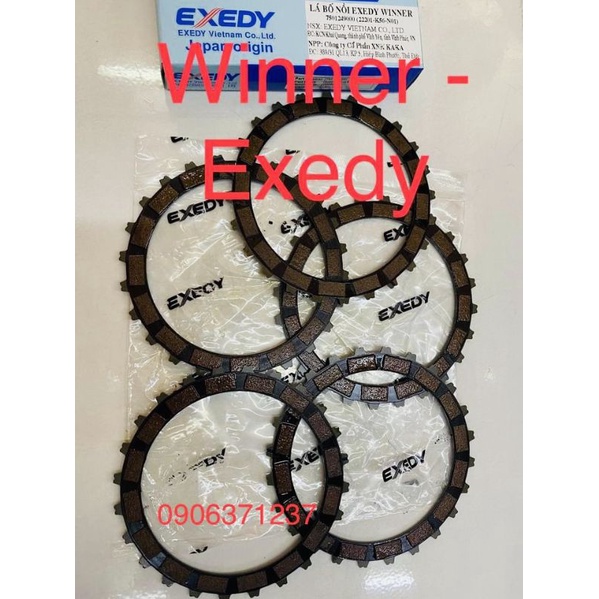 Combo lá sắt và lá bố xe Winner/ Sonic 150 hiệu Exedy