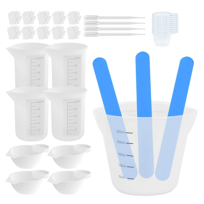 Bộ Cốc Đo Lường Silicone Resin 250-100 Cốc Đo Lường