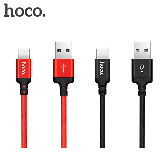 Cáp sạc nhanh Hoco X14 dây dù cổng TypeC Android dài 2M - CHÍNH HÃNG
