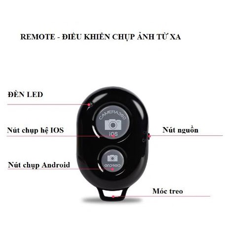 Remote Livestream Điều Khiển Chụp Ảnh Từ Xa Kết Nối Bluetooth Siêu Tiện Lợi